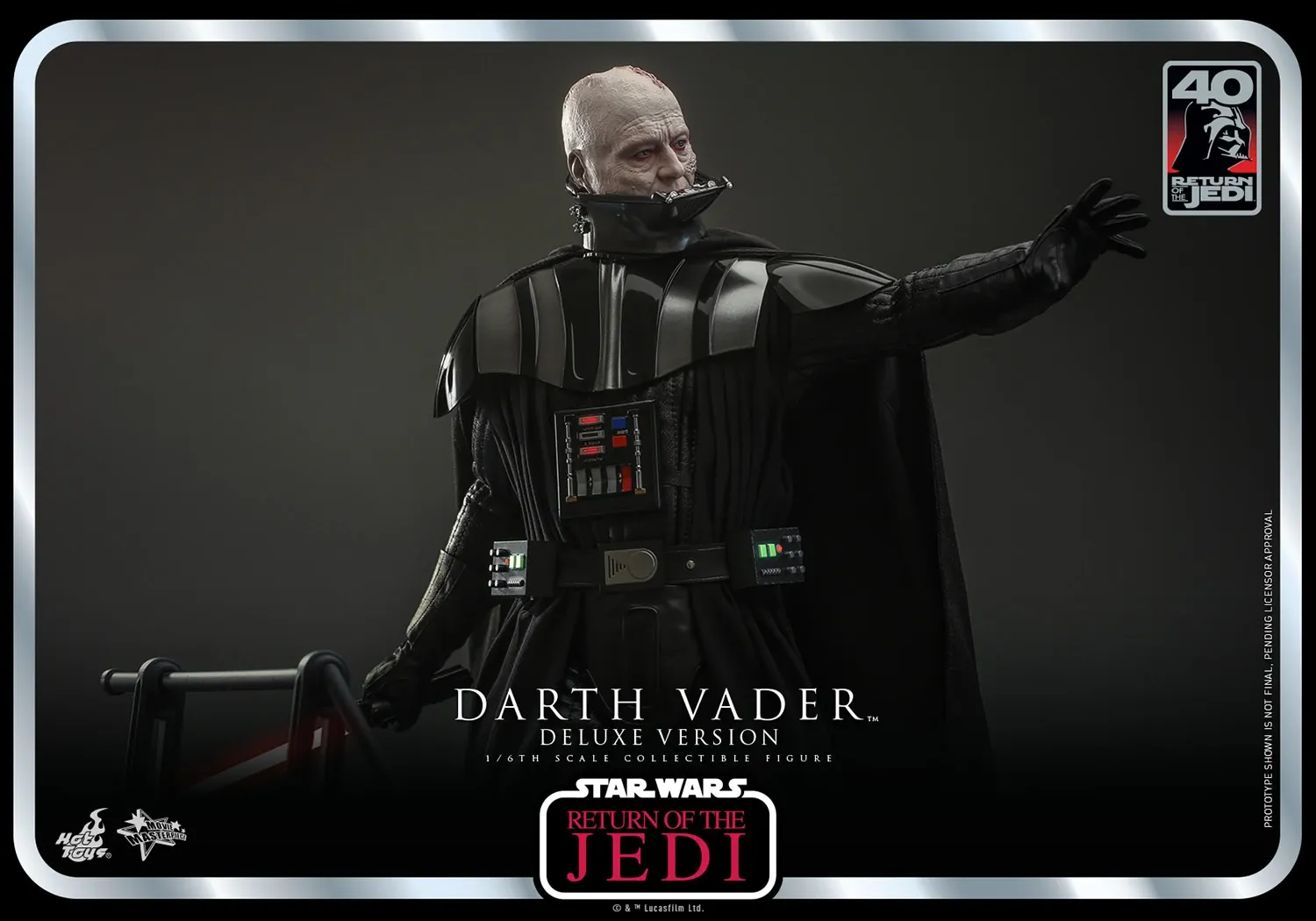 Hot Toys Darth Vader Return Of The Jedi - 40th Anniversary