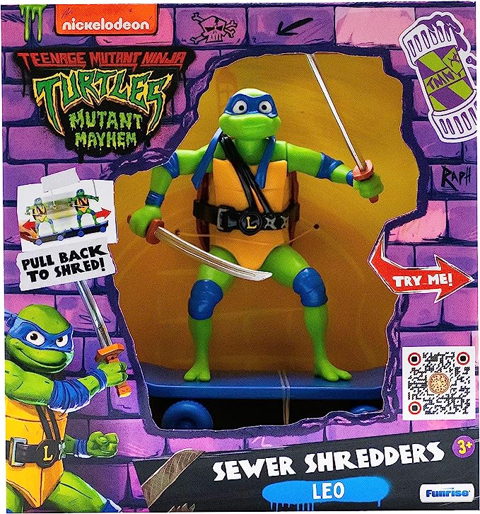 Teenage Mutant Ninja Turtles: Mutant Mayhem Turtle Tots Raph & Mikey Action  Figure Set - 2pk